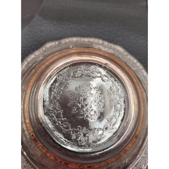 5 Federal Glass NORMANDIE Bouquet and Lattice Pink Small Berry Bowl 5” - Picture 11 of 11